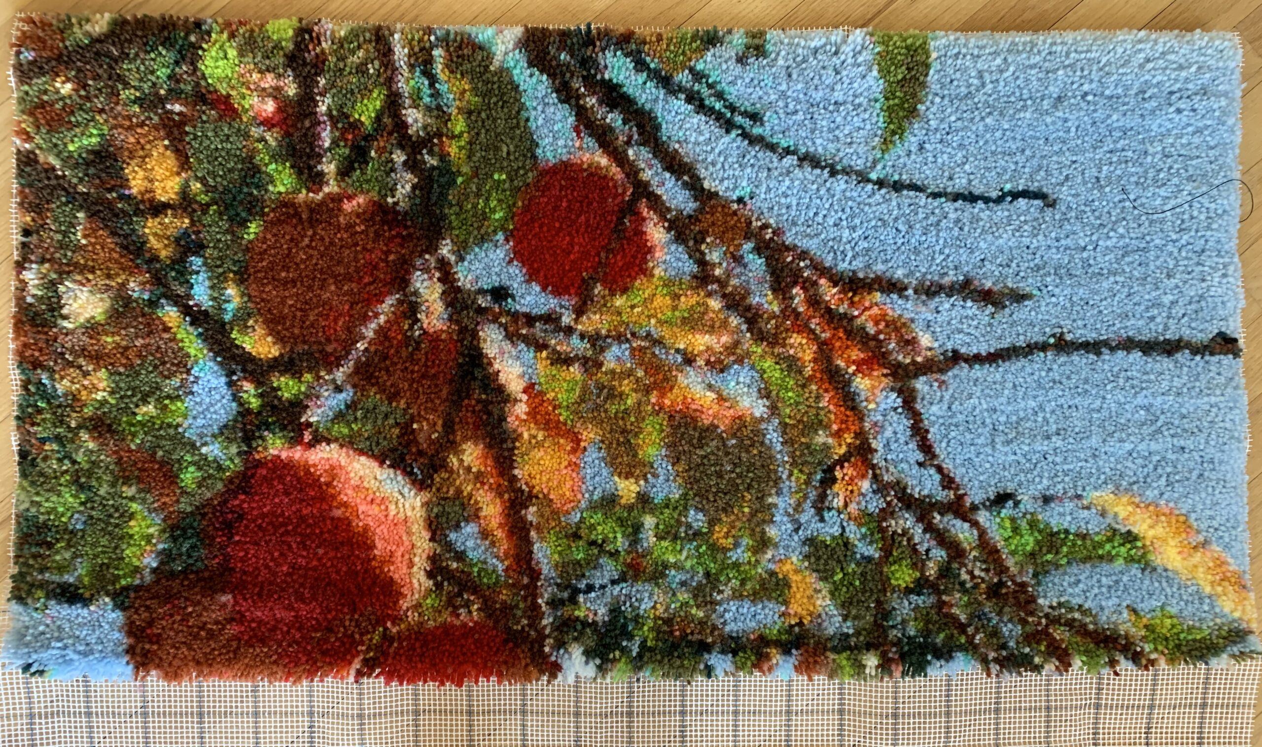 Latch Hook Apple Rug Free Latch Hook Pattern FreeseWorks Custom